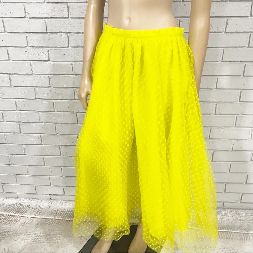 J.Crew‎ Collection limited-edition tulle midi skirt in polka dot - Picture 6 of 10
